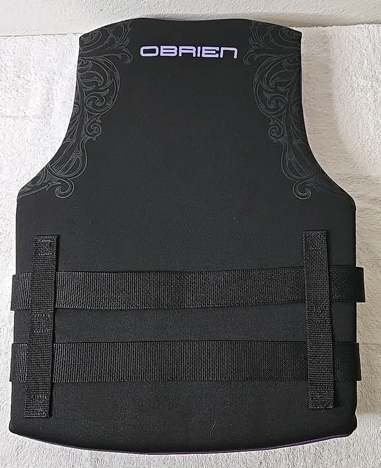 Chaleco salvavidas O'Brien para damas aprobado por la USCG púrpura/negro extra pequeño 28"-32" Foto 2 de 4