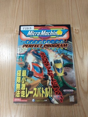Micro Machines Perfect Program PS1 Guide Book, Used, Free Shipping