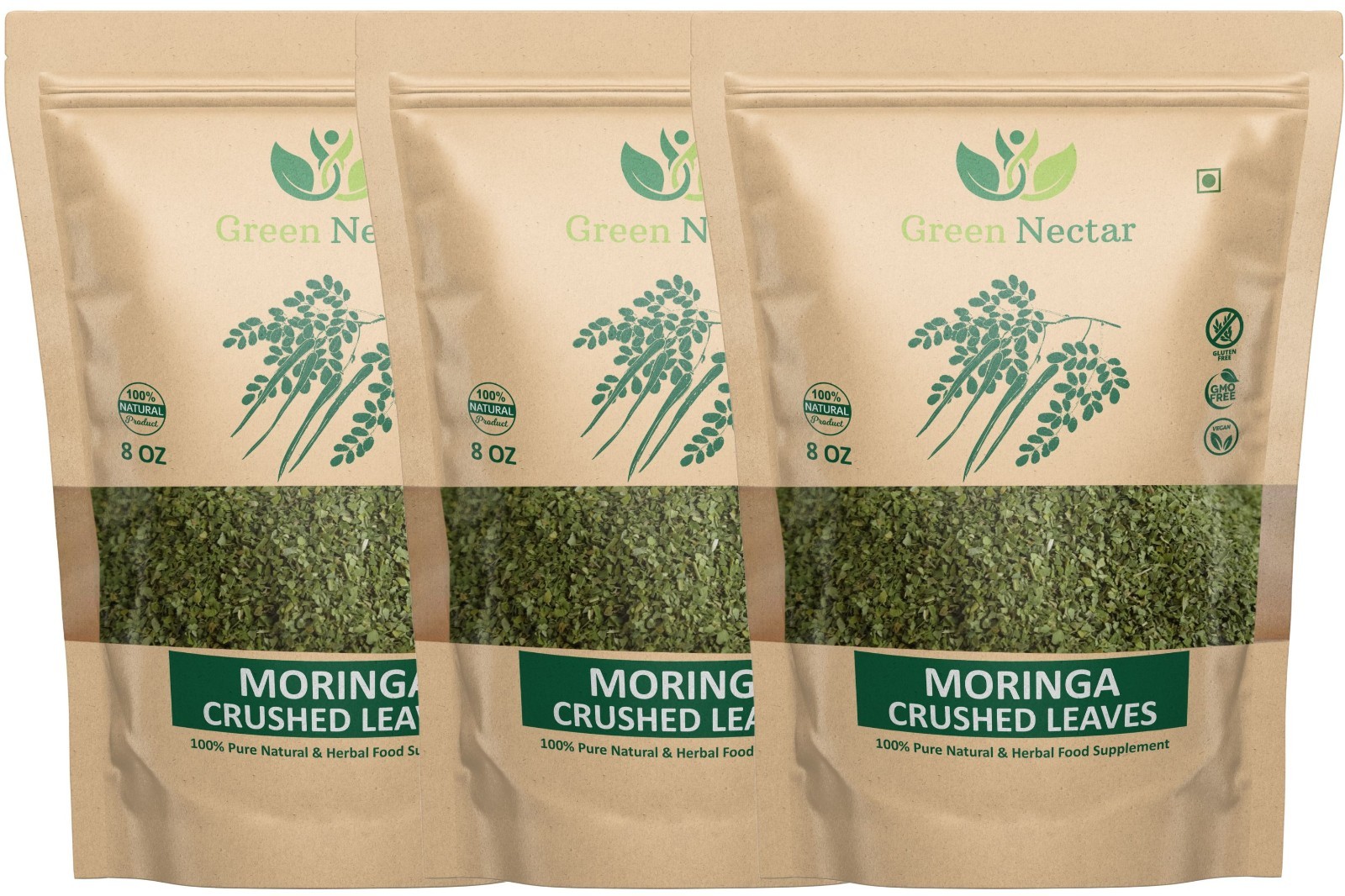 Moringa Leaves Tcut 8 oz (2 pack) |Superfood, Antioxidant, Immunity, Natural Tea