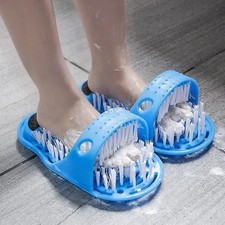 1 Foot Scrubber Brush Slipper Bath Shower-Spa Cleaner Scrub FeetMassage 1Pc