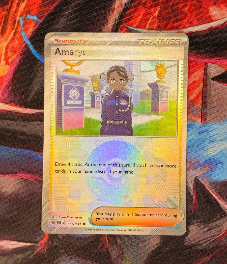 Amarys - (Poke Ball Pattern) 093/131 Sv: Prismatic Evolutions Holo-NM