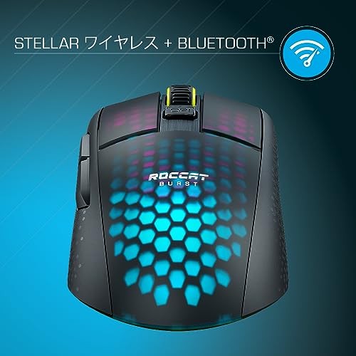 ROCCAT Gaming Mouse Burst Pro Air Wireless 2.4GHz/Bluetooth Black/Black Optical/ - Picture 4 of 9