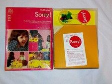1973 Sorry! Board Game Waddingtons Vintage Complete Retro Family Game