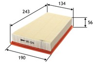 Valeo Luftfilter (585029) FüR Renault Megane II Grand ScéNic
