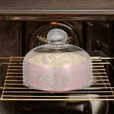  Glass Microwave Cover for Food Kitchen Dish Bowl Lid Splatter Guard