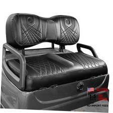 Golf Cart Seat Gradient Diamond Black Black Fits Yamaha/G29/Drive2 Front
