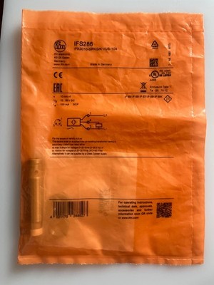 ifm IFS286 ( IFK3010-BPKG/K1/US-104 ) Inductive Proximity Switch | new old stock