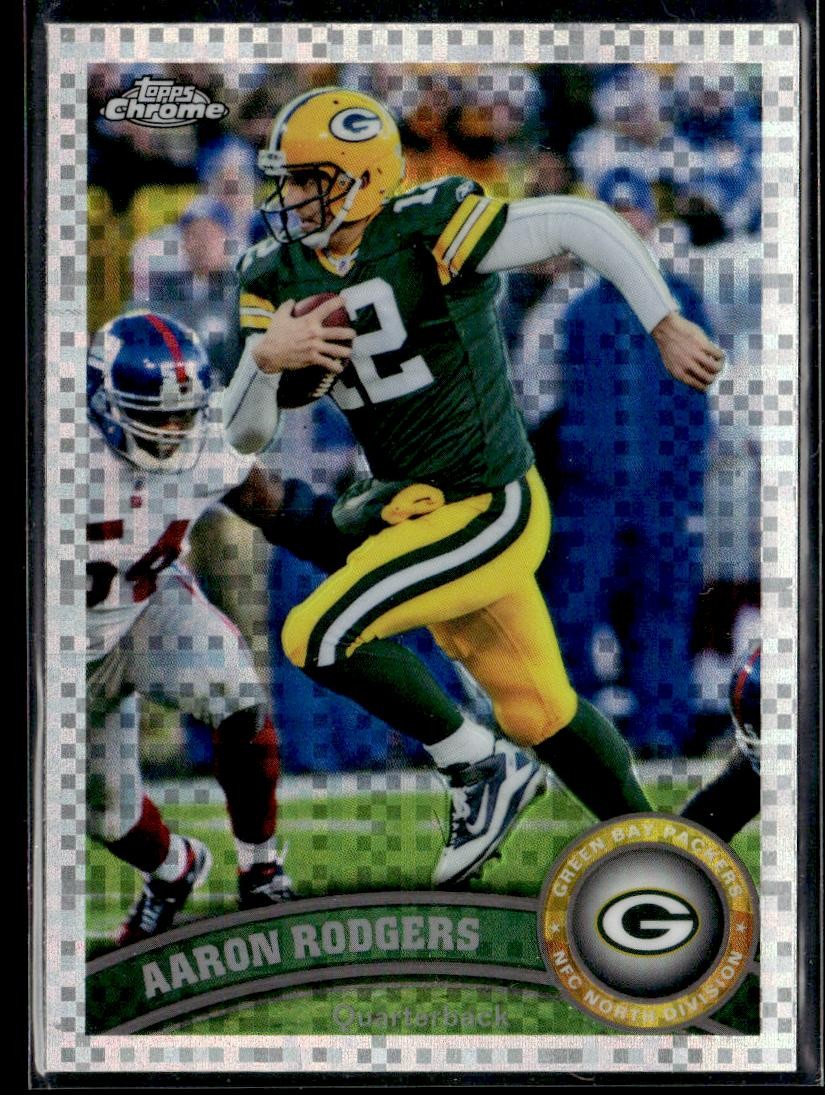 2011 Topps Chrome Aaron Rodgers Xfractors HS