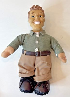 Vintage 2003 Dan Dee Mr. Perfect Talking Husband Plush Doll - Voice Box Broken /