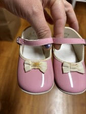 Vintage baby girl pink shoes 1987 made USA size 2
