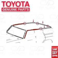 81 - 87 Toyota Land Cruiser Fj60 Complete Roof Molding Chrome Trim Set Oem New