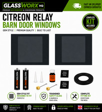 Citreon Relay Barn Door Windows With DIY INSTALL KIT