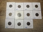 1873-1892 Indian Head Cent Collection, 11 Coins, United States