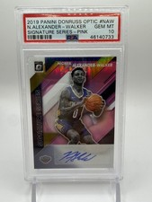 2019 Panini Donruss Optic Nickeil Alexander Pink Auto /25 Graded PSA 10 GEM MT