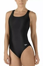 NWT Speedo Pro LT Super Pro Black Swimsuit Girl s Size 4/20 Youth