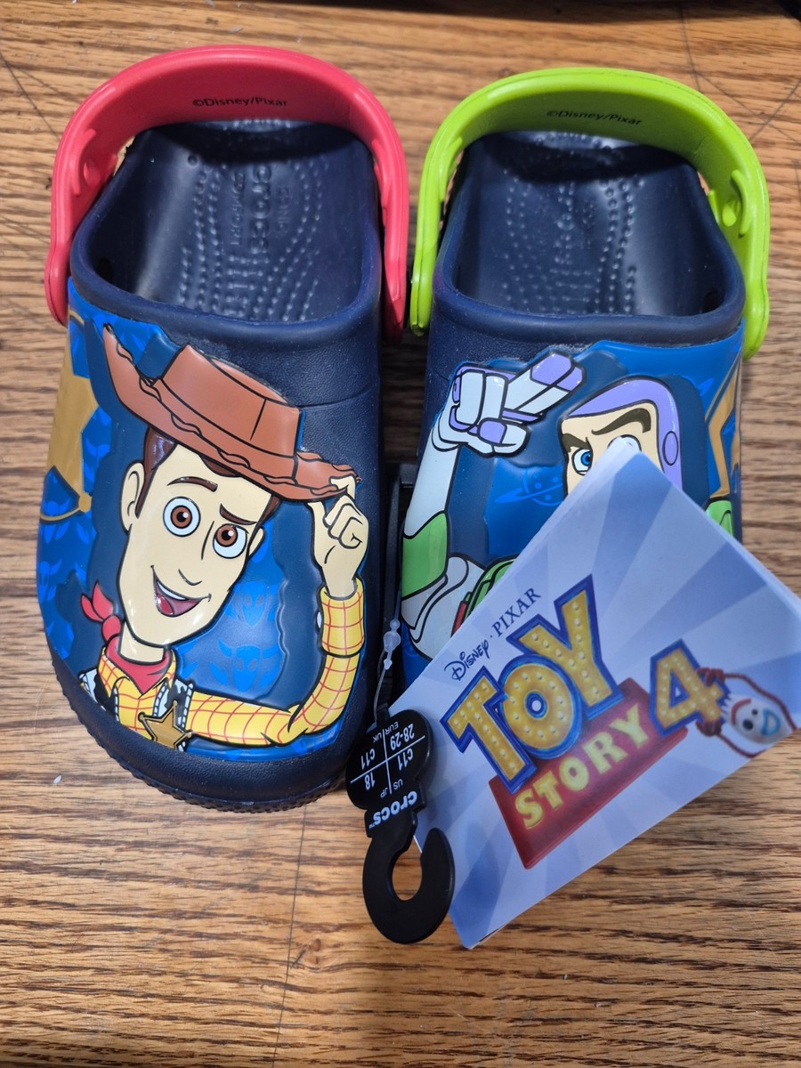 NWT! Crocs Disney‎ Pixar Toy Story Classic Clogs, Grey,SIZE-7 US Men NWT! Crocs Disney Pixar Toy Story Classic‎ Clogs, Grey,SIZE  main image 3