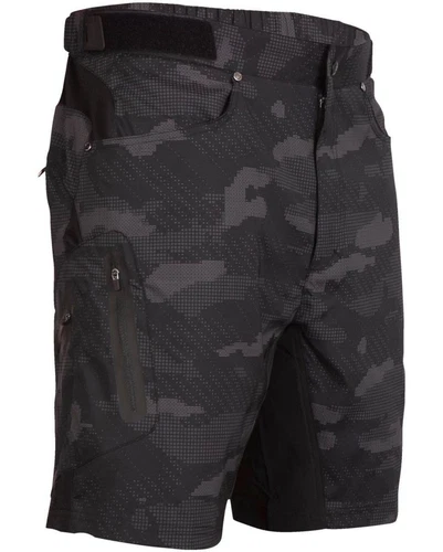 Zoic Ether Camo 9" Men's Cycling Shorts w/ 7" Essential Liner, Digital, Small