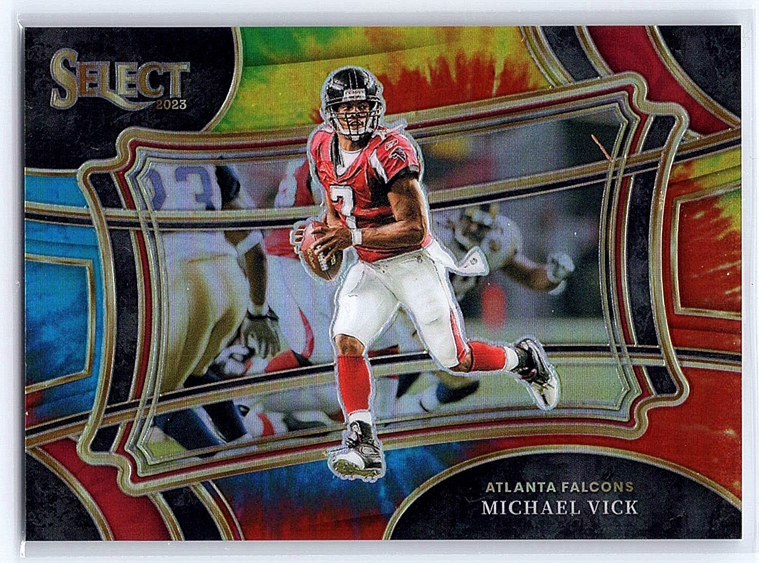 2023 Select Michael Vick Field Level Tie-Dye Prizm /25 #305