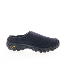Merrell Moab 2 Slide Wool 1TRL J067978 Womens Black Canvas Clog Flats Shoes