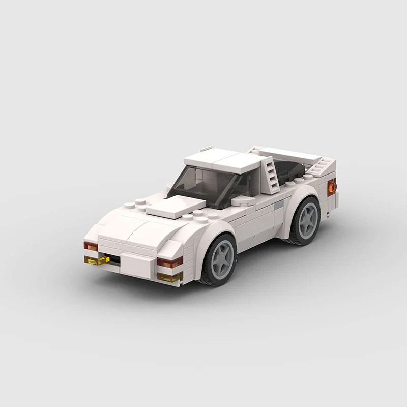 MOC LEGO Car: Mazda RX-7 Building Blocks Set (157 Pcs)