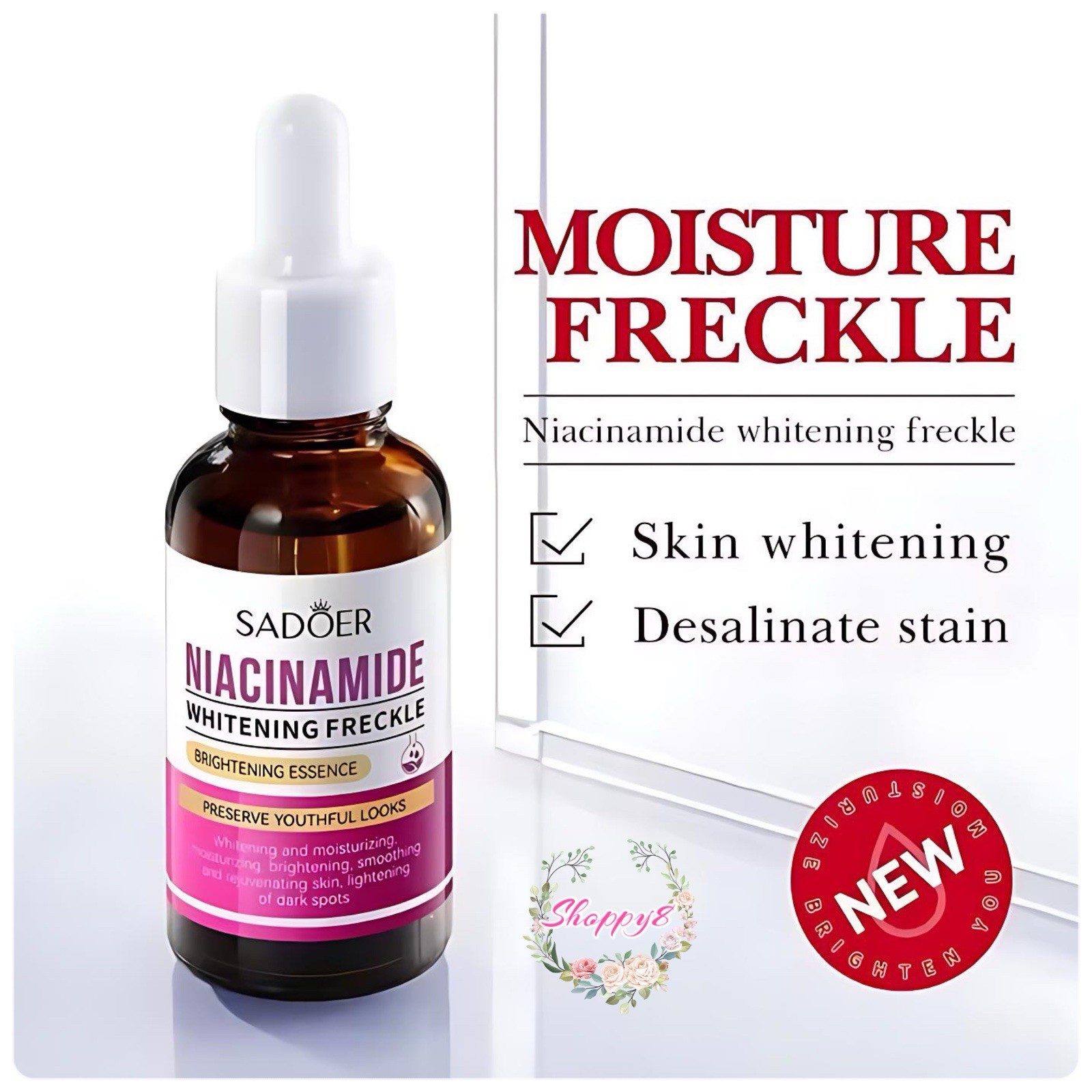 KNIYEA VC Soothing Toner 500ml + SADOER Niacinamide Serum 30ml