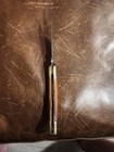 Vintage 3.5" blade Wood and Brass Folding Pocket Knife Medium Brown Wood Handle — photo 10