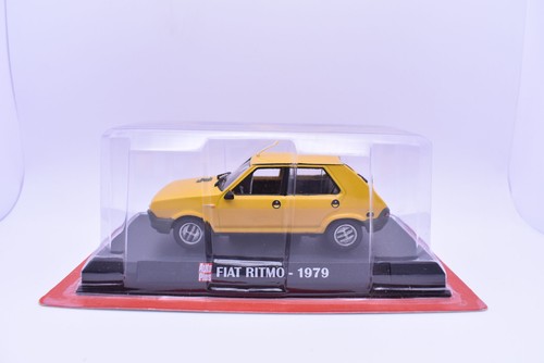 Modellino auto scala 1:43 FIAT RITMO giallo diecast collezione modellismo asta