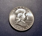 Blazing Gem BU 1954-D FBL Franklin Half Dollar