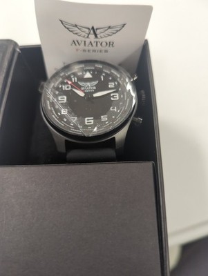 Watch Aviator F-series World Time Black AVW79215G360 Watch Chronograph