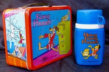Vintage HONG KONG PHOOEY Box & Thermos - TV Cartoon  (1975) C-8.0+/8.5 Awesome!