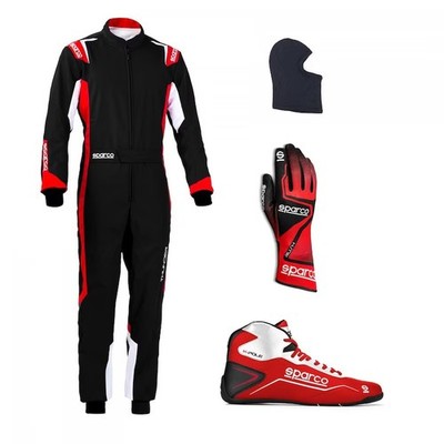 Sparco Go Kart Racing Suit CIK/FIA Level 2 with Free Sparco Gloves & Shoes