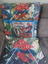 Vintage Spiderman single duvet cover and pillowcase reversible. Good condition.
