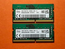 SK-Hynix DDR4 32GB 2x16GB SODIMM 3200MHz SO-DIMM Laptop RAM HMAA2GS6AJR8N-XN