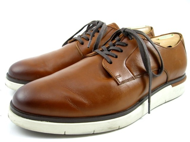 SAOLA Allen Edmonds "CARSON" Pelle IBRIDO STRINGATO Derby 9 D Peperoncino INDOSSATO UNA VOLTA (610N)
