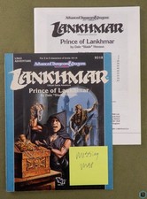 Prince of Lankhmar (Dungeons Dragons Lankhmar LNA3) - MISSING MAP TSR 9318