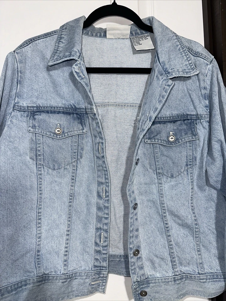 Chaqueta vaquera vintage Studio Ease azul denim talla - 14W Foto 2 de 4