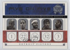 2004 Skybox Fresh Ink Five On Chauncey Billups Tayshaun Prince Ben Wallace px8