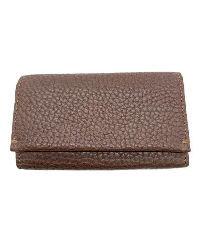 土屋鞄                    Oil-tanned soft cover key case brown