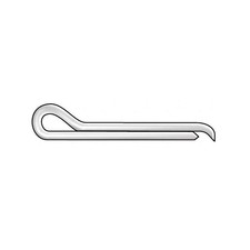 GRAINGER APPROVED U39351.012.0125 Cotter Pin,1/8 in dia,1.25 in L,PK100 41JX42