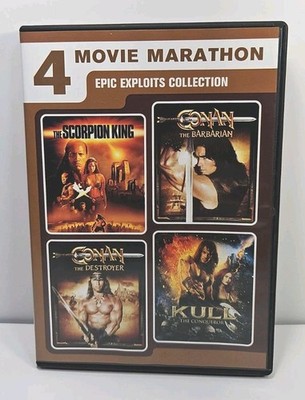 Scorpion King/ Conan The Barbarian/ Conan The Destroyer/Kull The Conqueror (DVD)