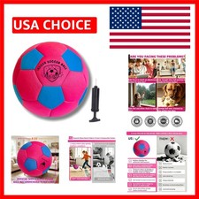 Soft Silent Indoor Soccer Ball Size 4 - Perfect for Kids Aged 3-12 Birthday Gift