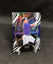 2022 Select Trevor Story ZEBRA PRIZM PREMIER LEVEL SSP CASE HIT No. 166 🦓