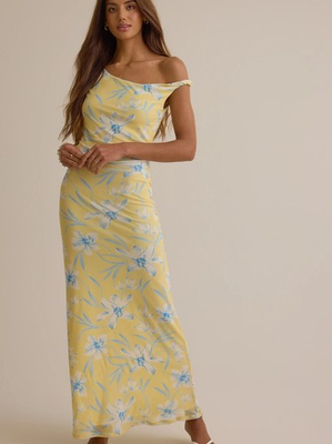 #ad Altard state Zari Floral Ruched Maxi Dress $44.00