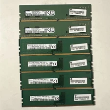4GB DDR4 RAM PC4-2400 (LOT OF 6) SAMSUNG SK HYNIX USED