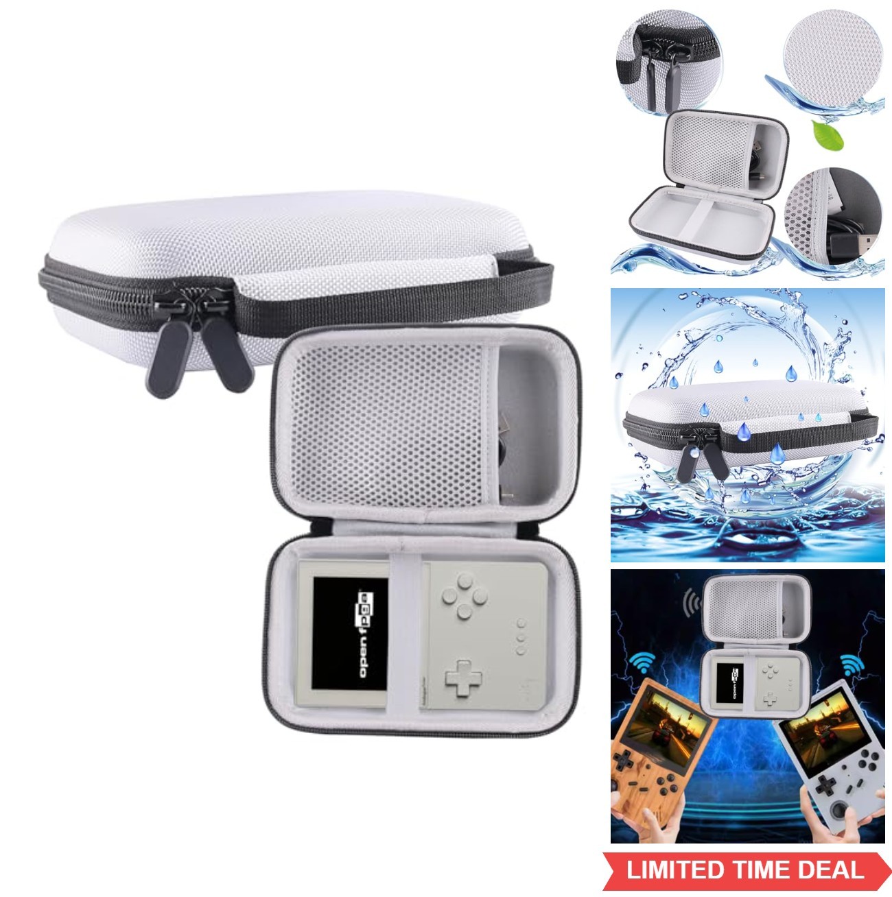 Hard EVA Carrying Case for Handheld Game Console 6.3 Inch Compact Travel