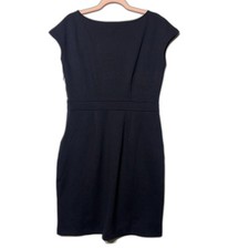  Quince NWT Ultra-Stretch Ponte Cap Sleeve Dress - Black - Medium