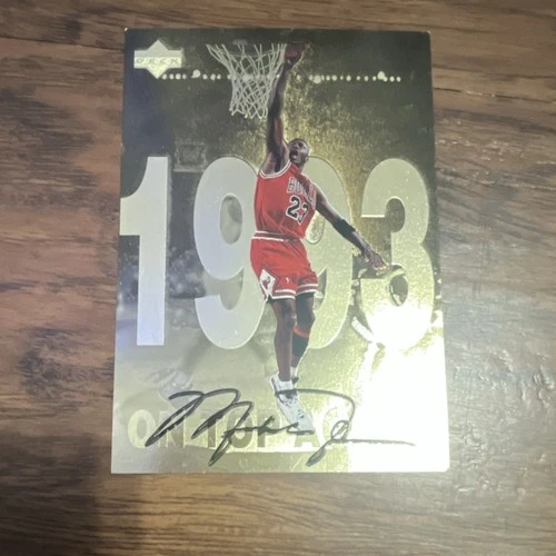 Upper Deck Michael Jordan Highlights 1998 Chicago Bulls NBA Card 9 of 12
