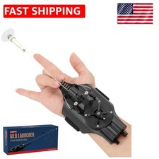 Real Silk Spider Web Shooter Toy - Electric Launcher for Heroic Adventures