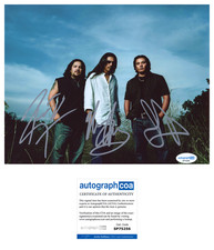 'Los Lonely Boys' Full Band Signed 8x10 Photo JoJo, Ringo & Henry 'Heaven' ACOA