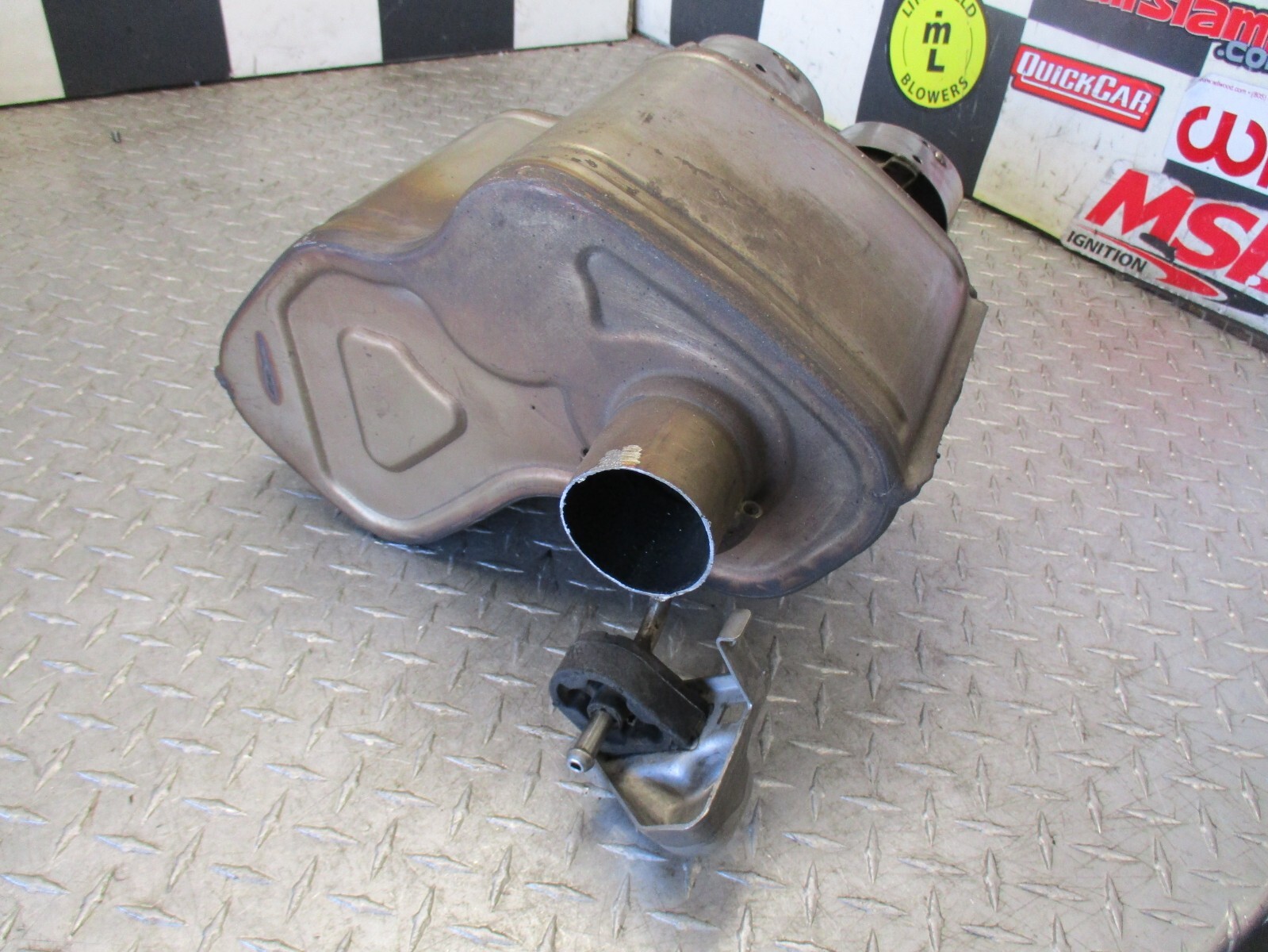 14-17 2017 Maserati Ghibli EXHAUST MUFFLER SET RIGHT REAR SECTION 067700054267